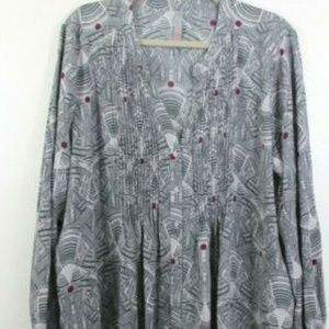 Melissa Mccarthy tunic blouse 2x